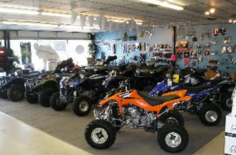 Store view inside, atvs, utvs